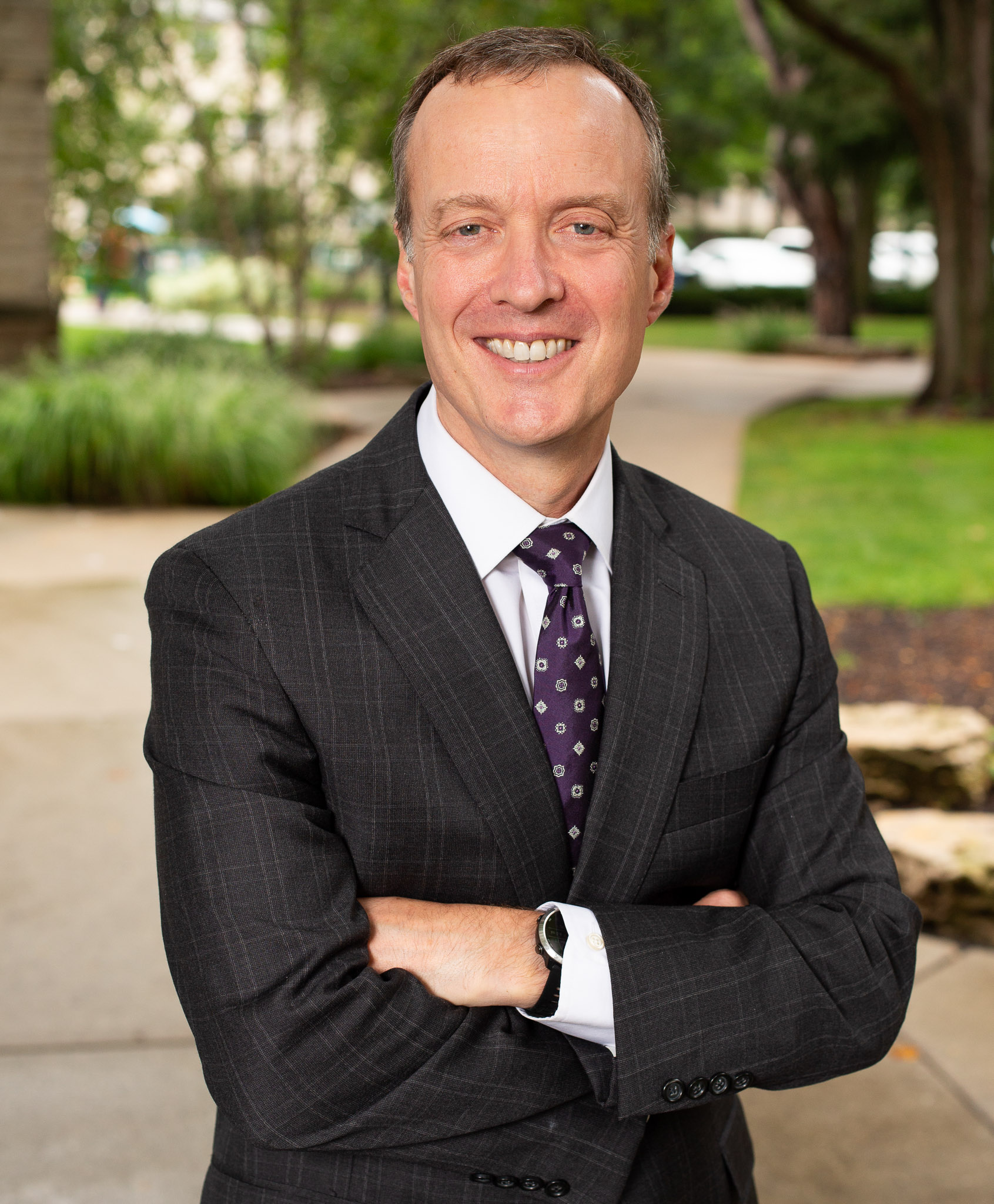 Portrait of Northwestern vice president for research Eric Perreault